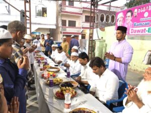 Read more about the article Participated in the Dawat-E-Iftar & conveyed greetings to my brothers along with…